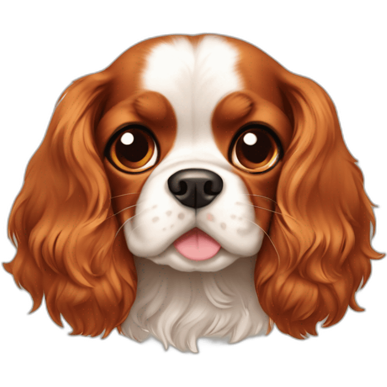 cavalier king charles spaniel boy dog emoji