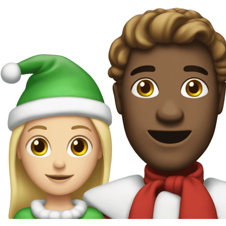 Sally with Santa emoji