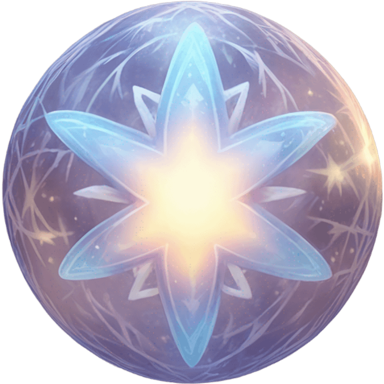 astral projection star inside a ball emoji