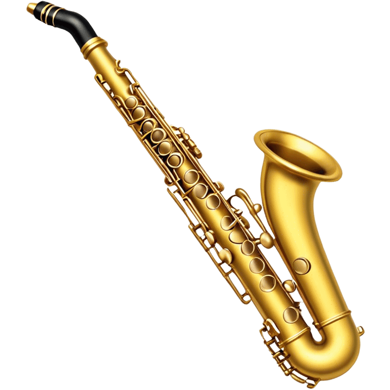 Create an elegant and refined emoji representing A clarinet.  emoji