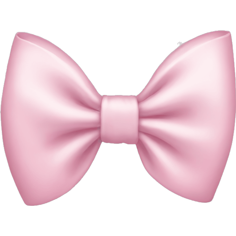 light pink bow emoji