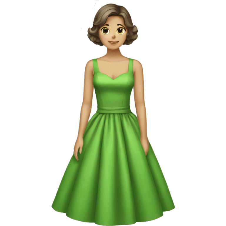 green dress emoji