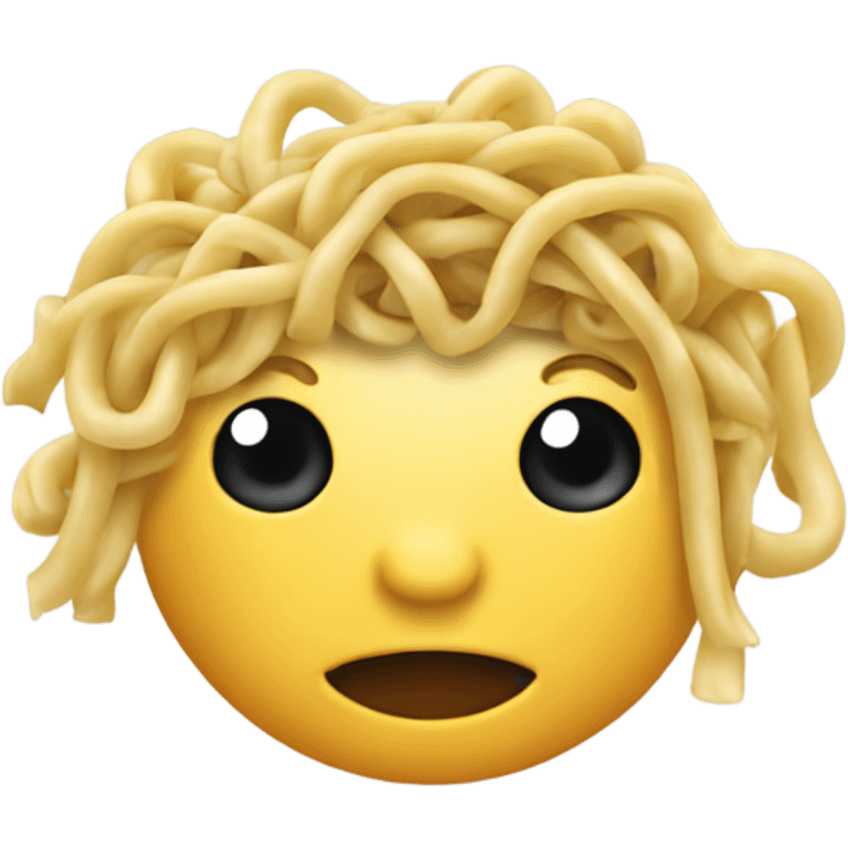 Noodles head emoji