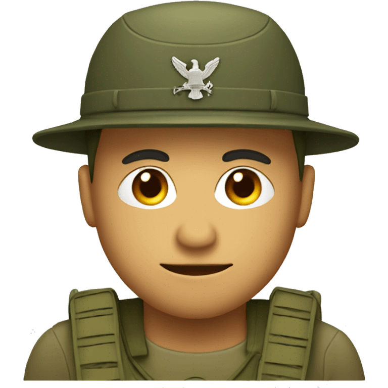 soldier with hat emoji