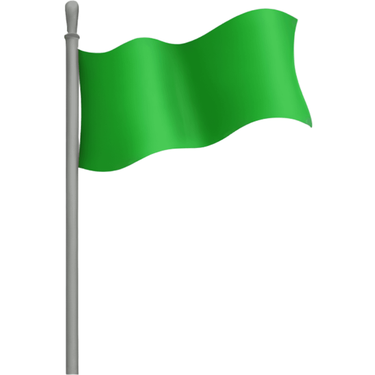 Green flag emoji