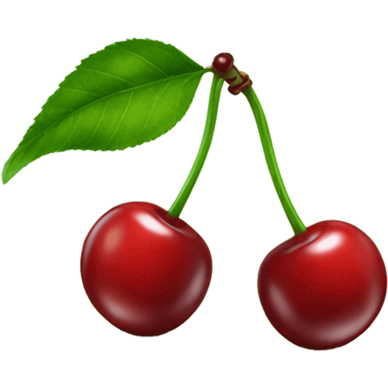 2Cherries on a stem emoji