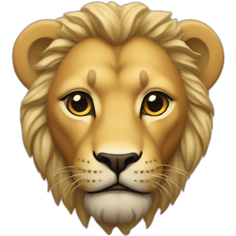 Avestruz León emoji