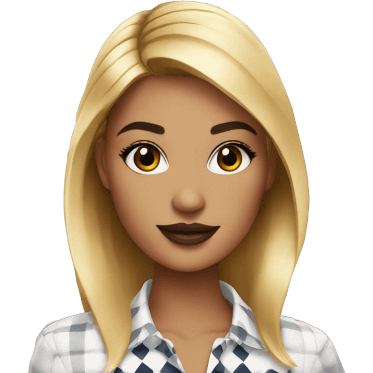 Preppy Sephora girl emoji