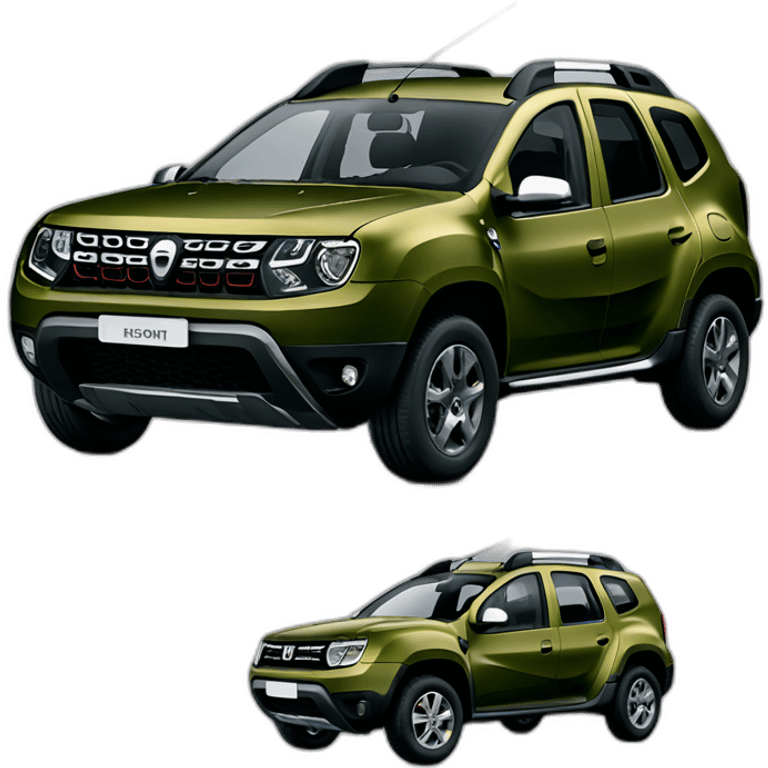 Dacia Duster vert-olive emoji