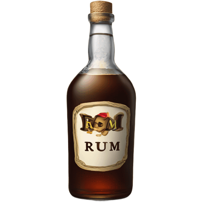 bottle of rum emoji