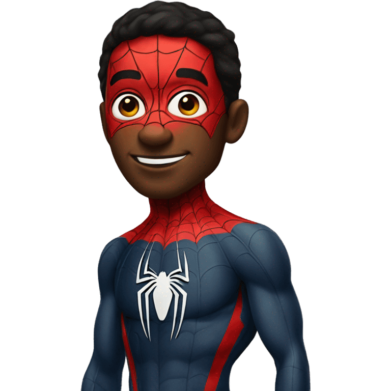 Spiderman without mask emoji