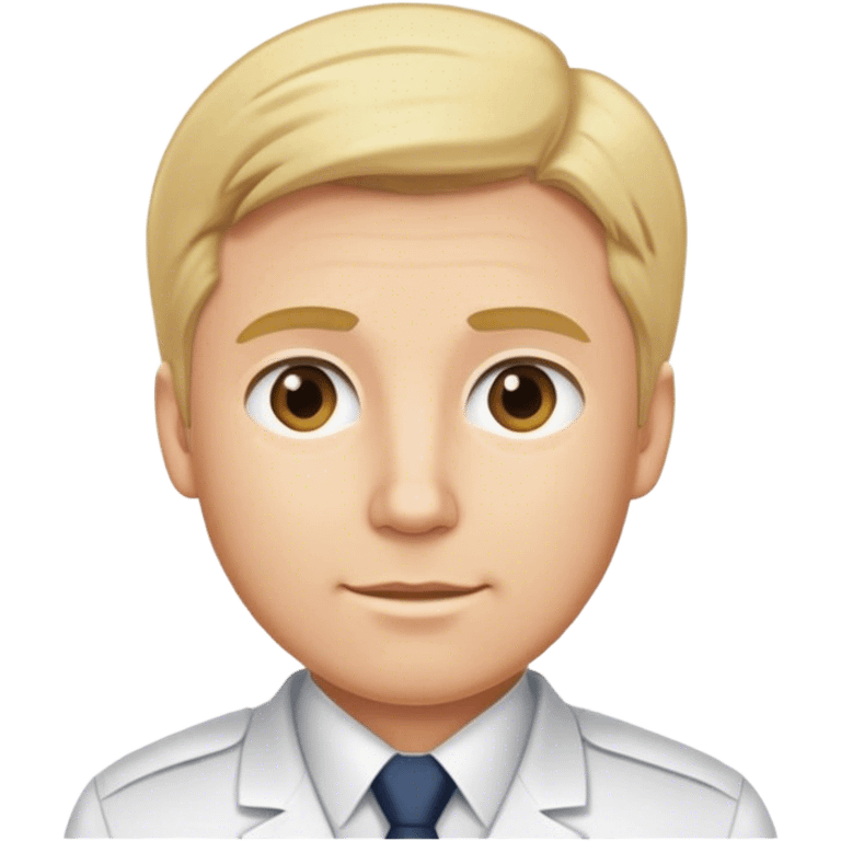 dad with blond office  uniform emoji