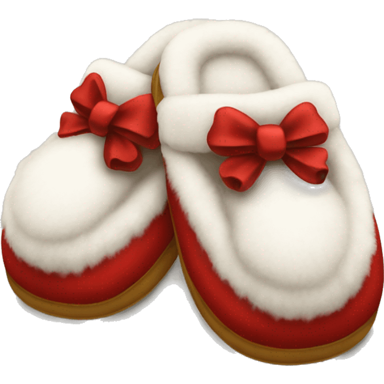 Christmas slippers emoji