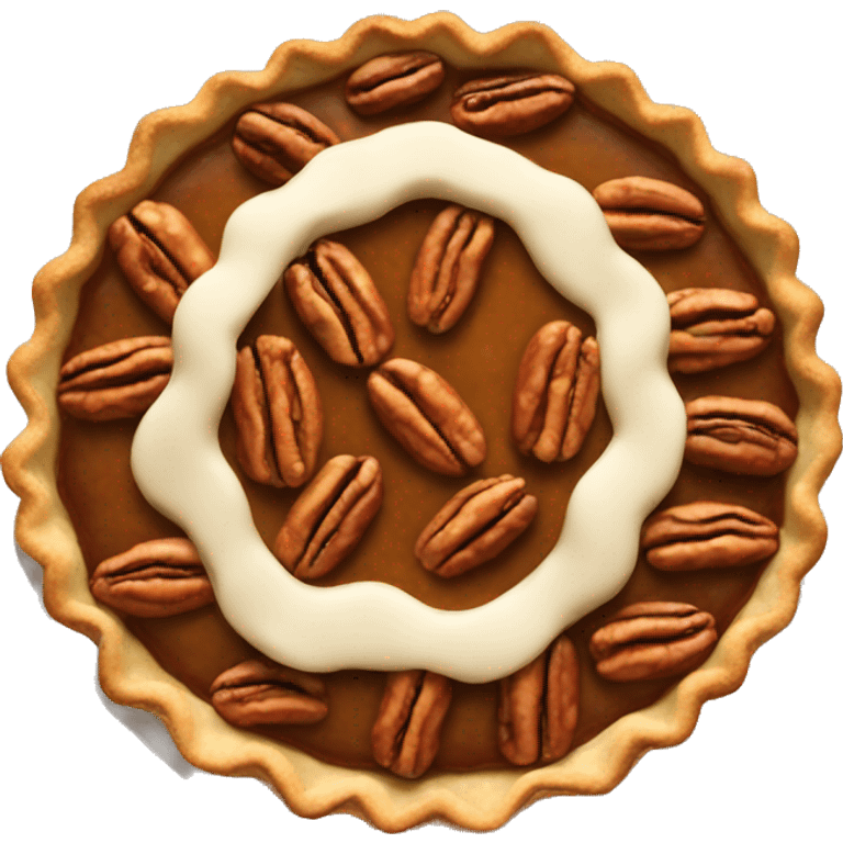 Pecan pie emoji