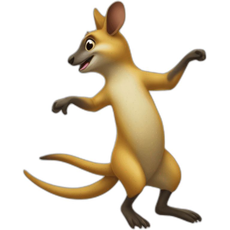 Dancing Quacker Wallaby emoji