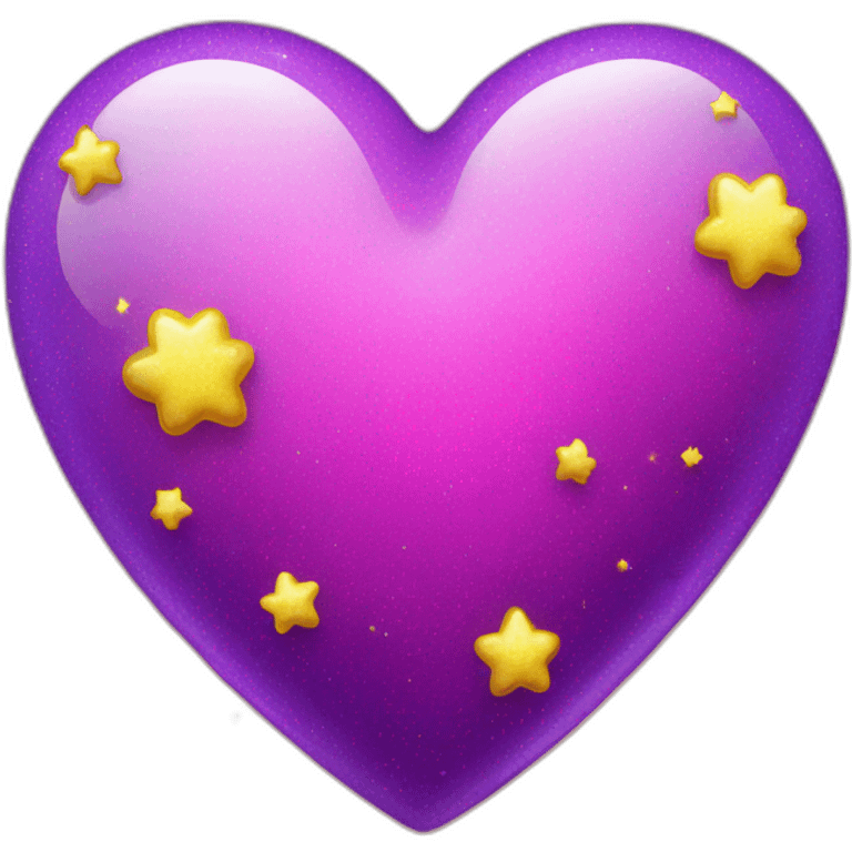 pink-and-purple-heart-with-yellow-sparkles emoji