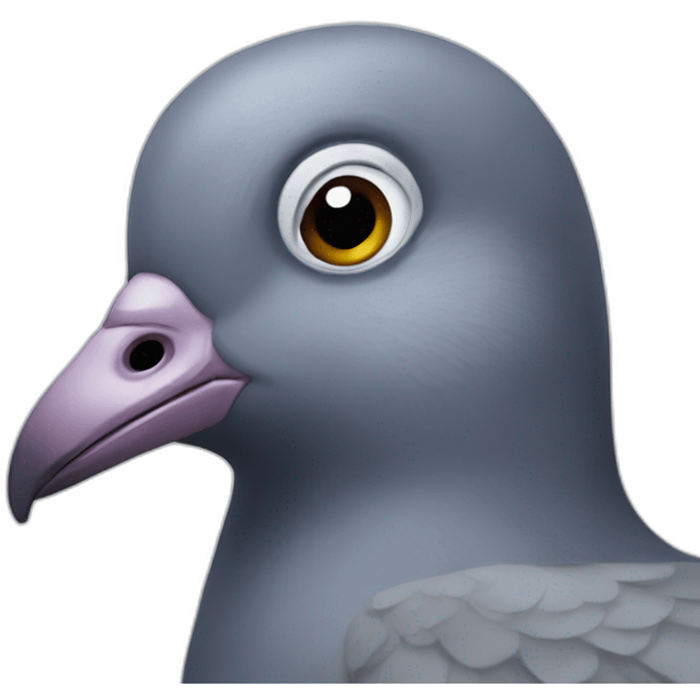 pigeon-face emoji