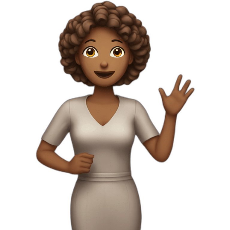 Femme applaudi emoji