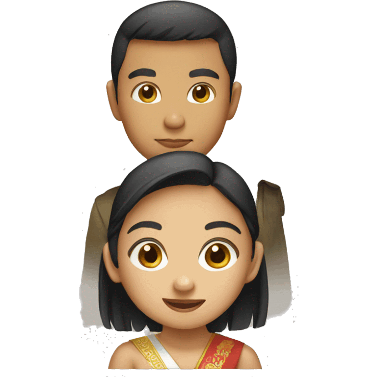 lao boy and thai girl emoji