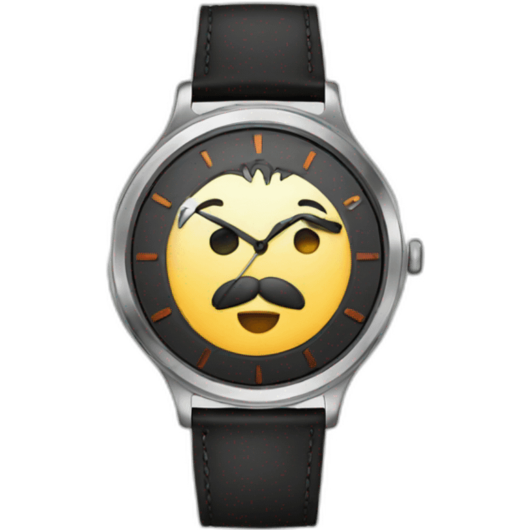 barber watch in smartphone emoji