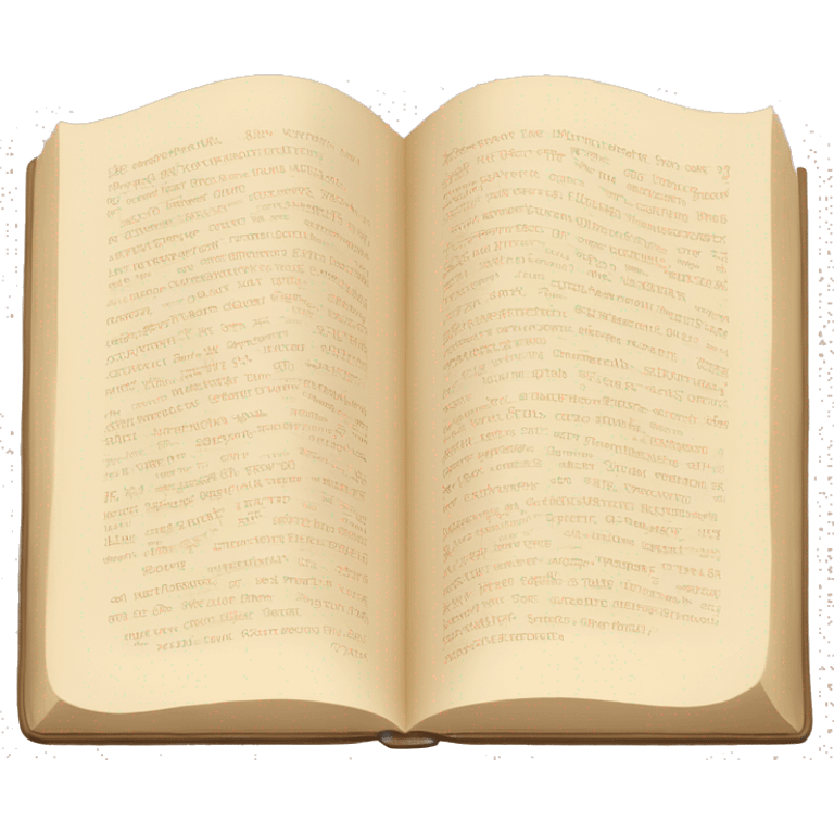 An open, hardcover book, depicted with a beige cover. Commonly used for various content concerning reading, writing, learning, and schooling. emoji