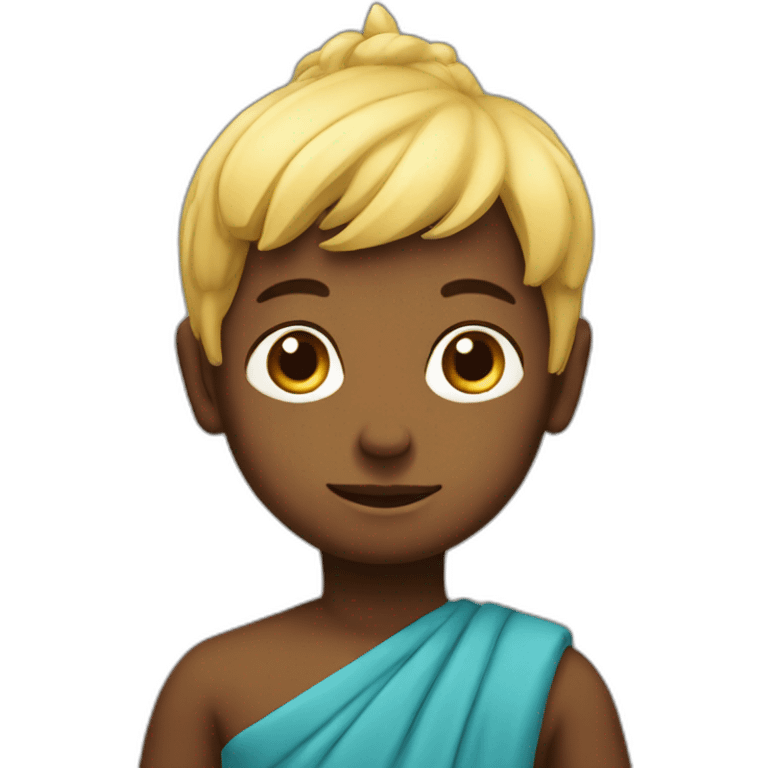 Prayer boy Hindu  emoji