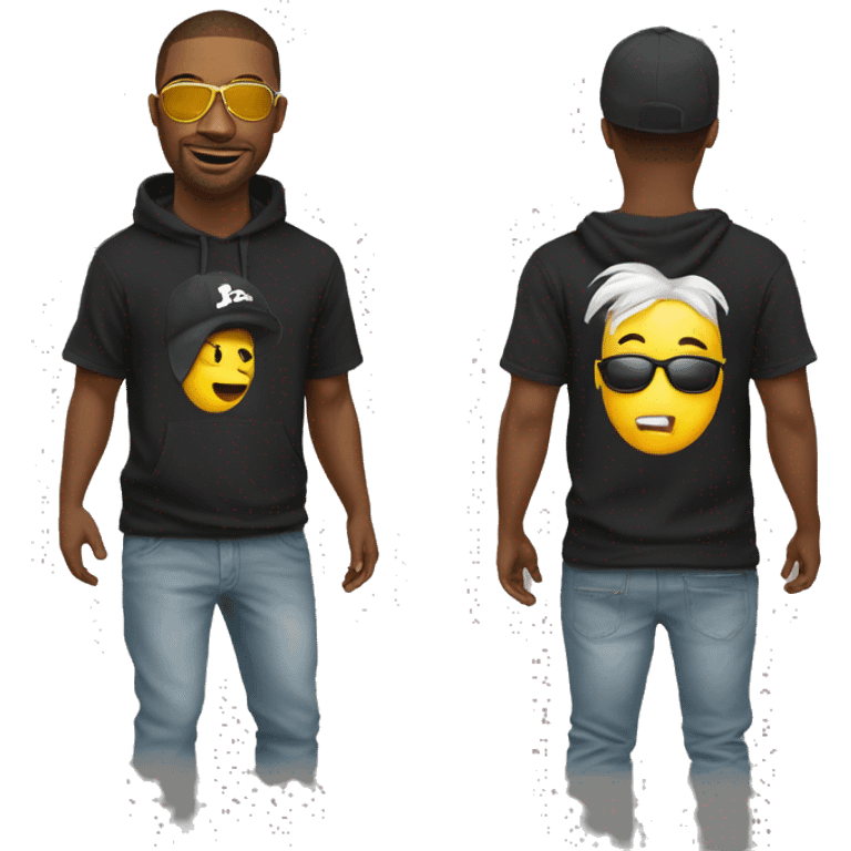 HIP HOP TSHIRT FOR MEN emoji