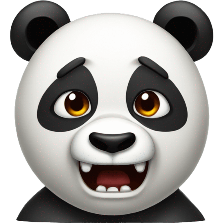 very angry panda emoji