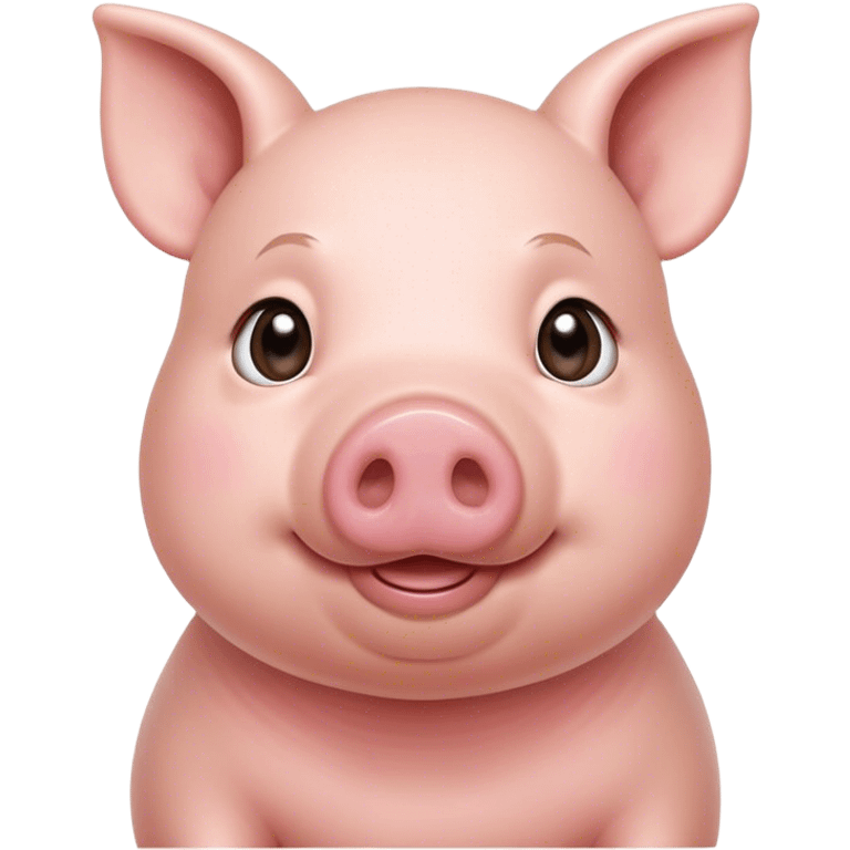 close up image of a pig and it should be cute emoji