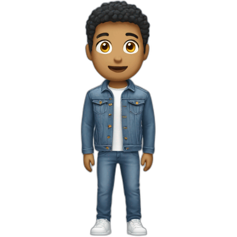 Wear denim jacket in boy emoji