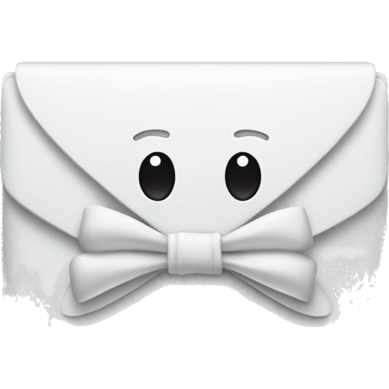 macbook with white bow  emoji