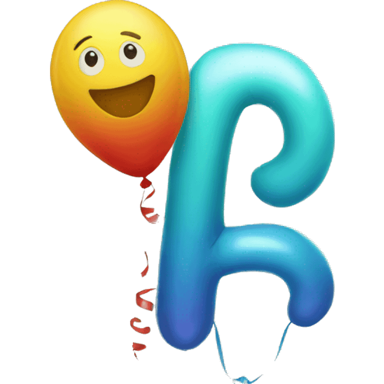 balloon A Letter emoji