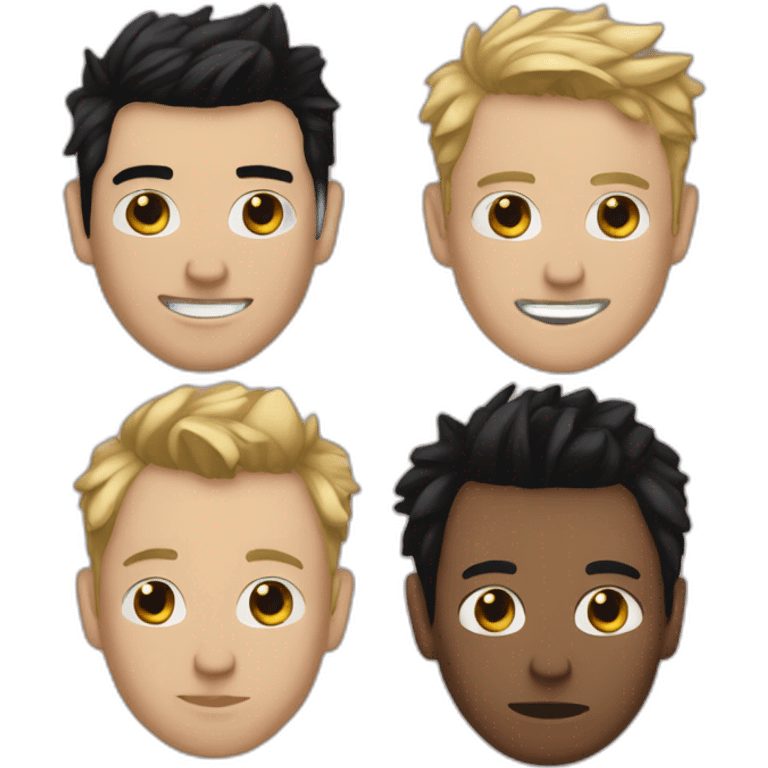 Mark Tom and Travis from blink 182 emoji