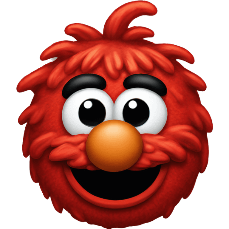 Cute Elmo head emoji