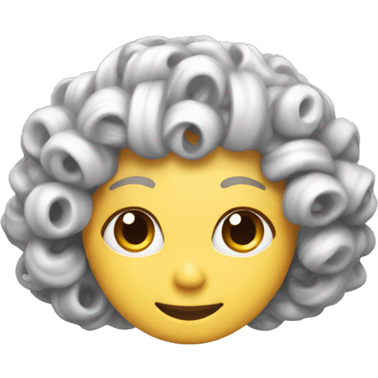 one plastic curler emoji