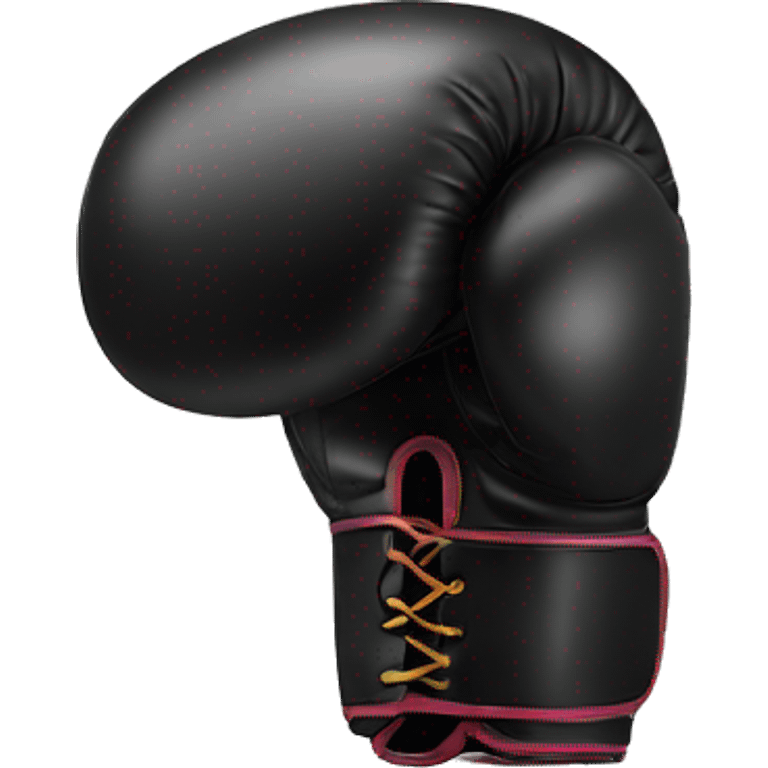 black boxing glove emoji