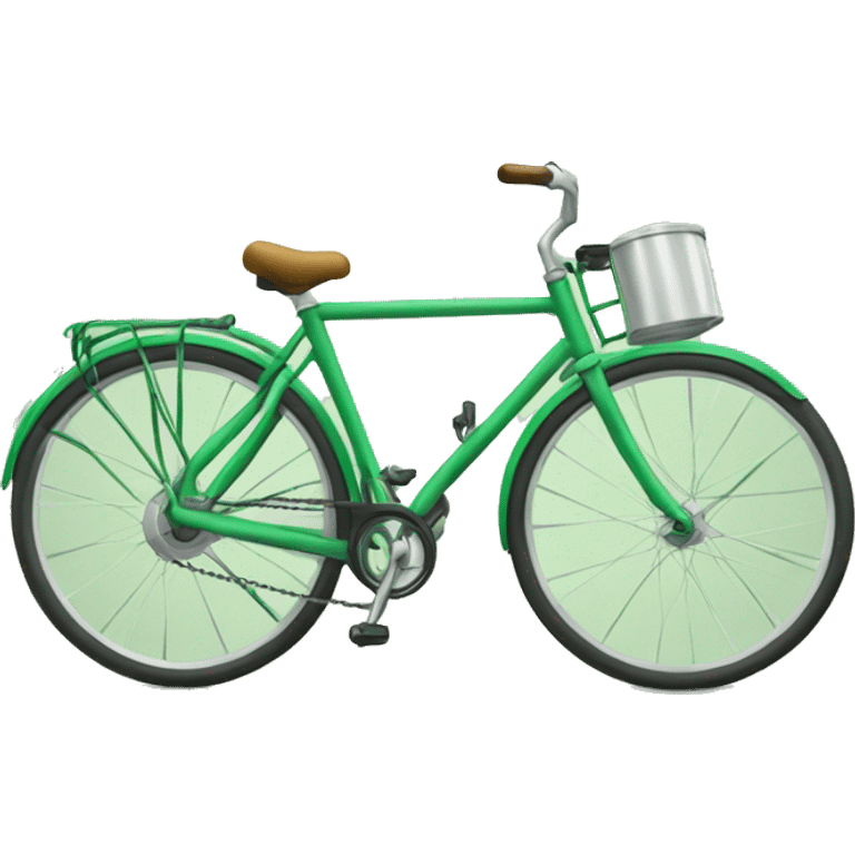 non electroic grren bicycle emoji