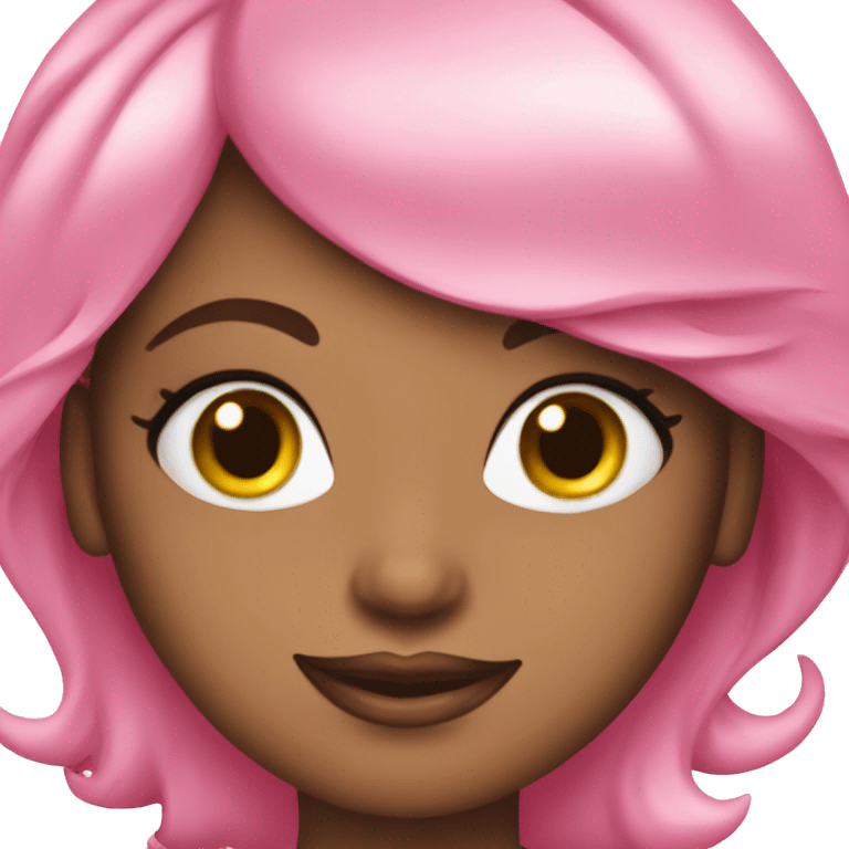 pink glamour girl emoji