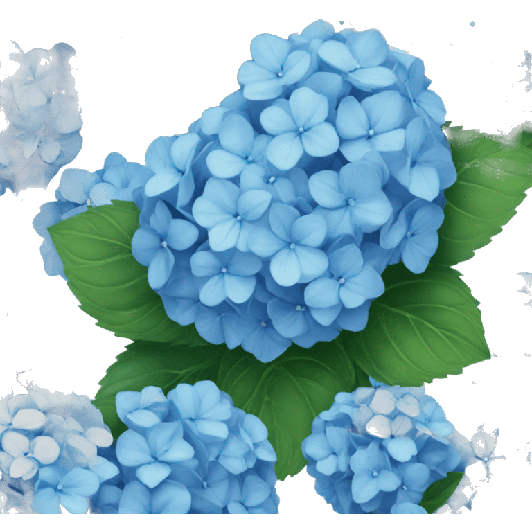 Blue hydrangeas  emoji