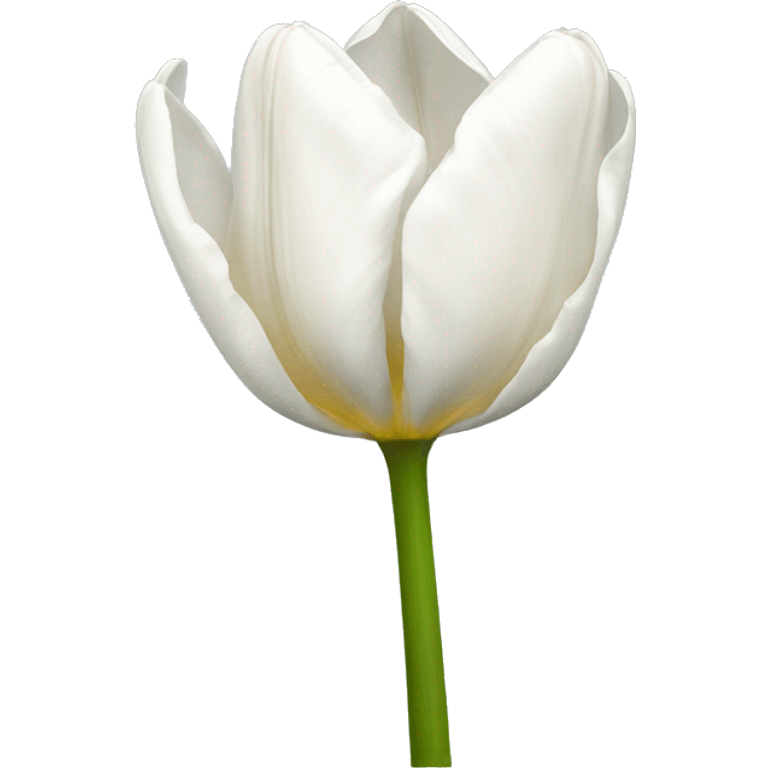 white tulip emoji