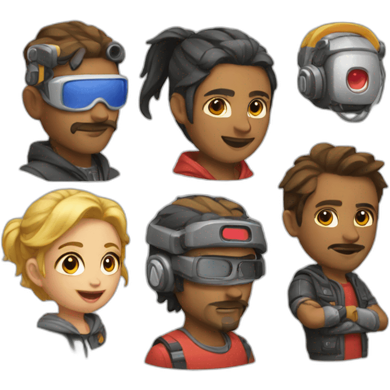 mobile game party emoji