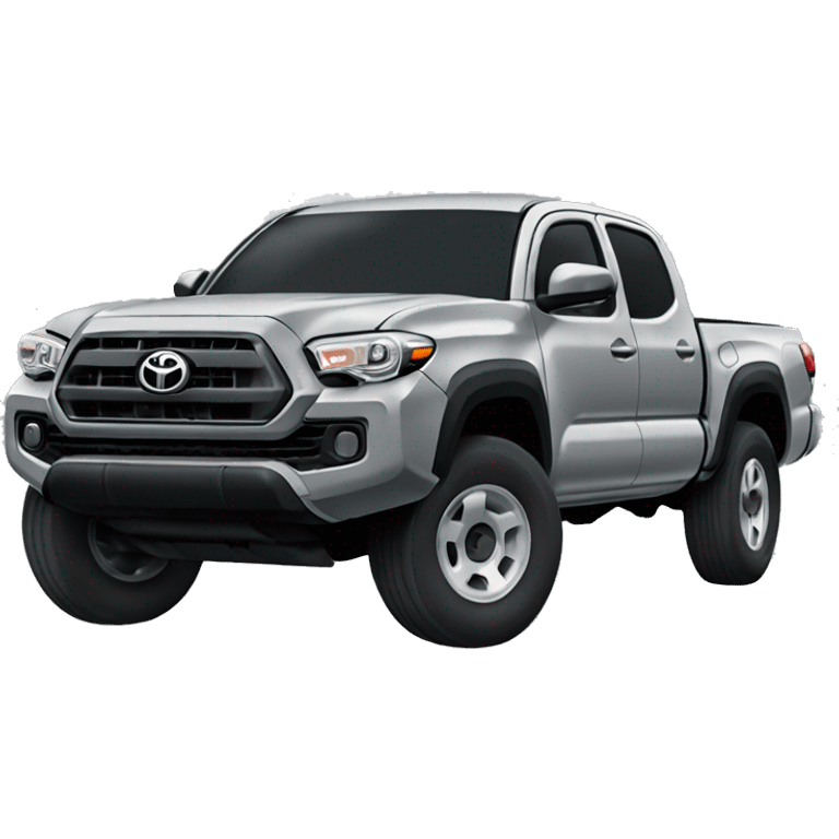 Singular grey Toyota Tacoma  emoji