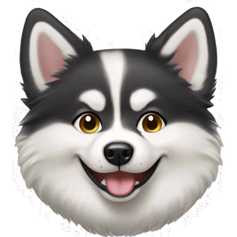 Smiley pomsky  emoji