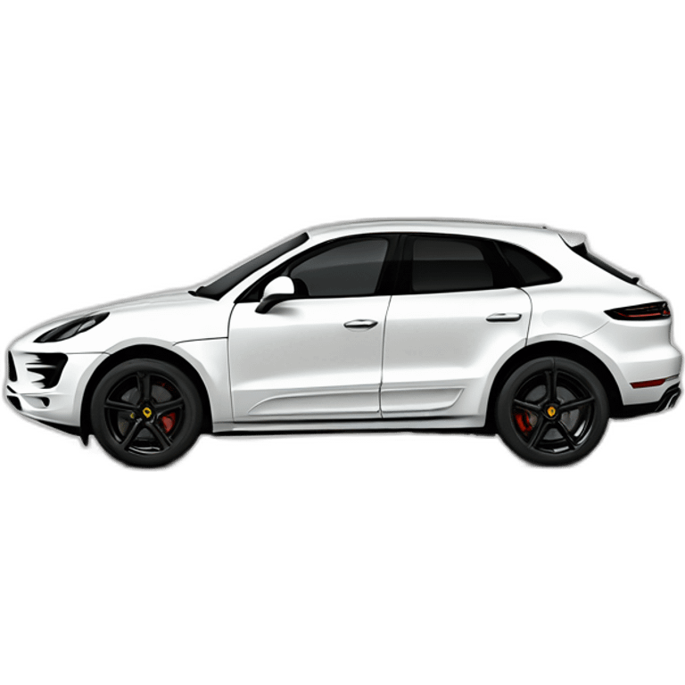 Chalk White Porsche Macan S emoji