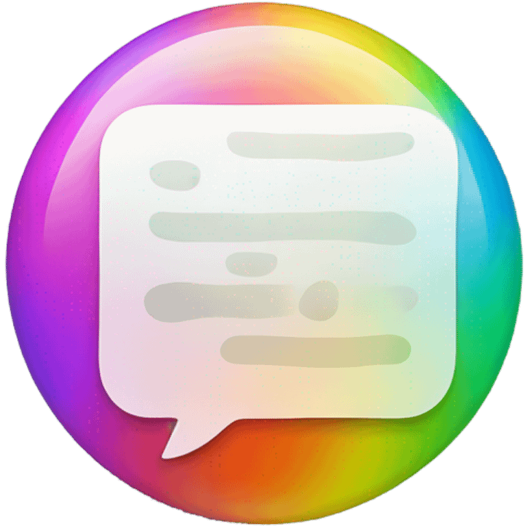 Notification bubble emoji