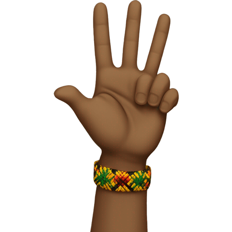 Rastafari Hand Gesture emoji