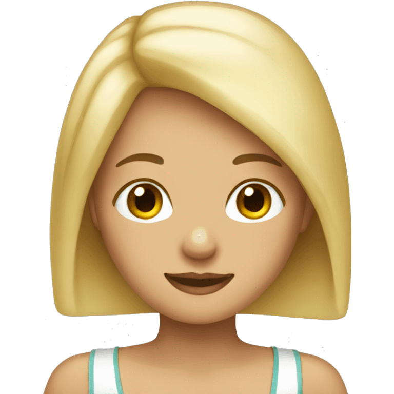 blonde girl emoji