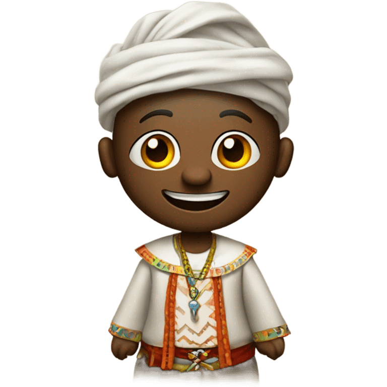 Petit homme de 40 ans avec le vodou, avec le tips du jour.  emoji