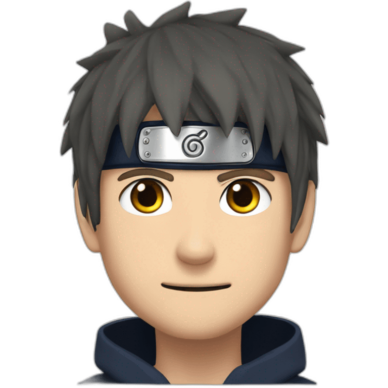 Naruto avec Emmanuel Macron emoji