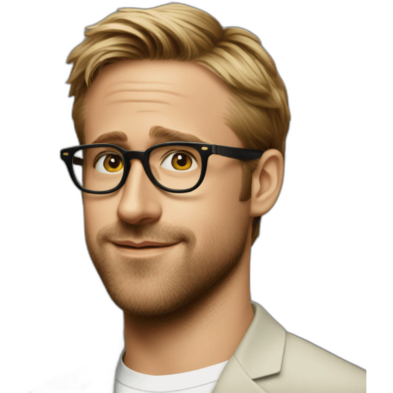 ryan gosling in glasses emoji